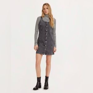NWT Levi’s Black Mini Denim Dress